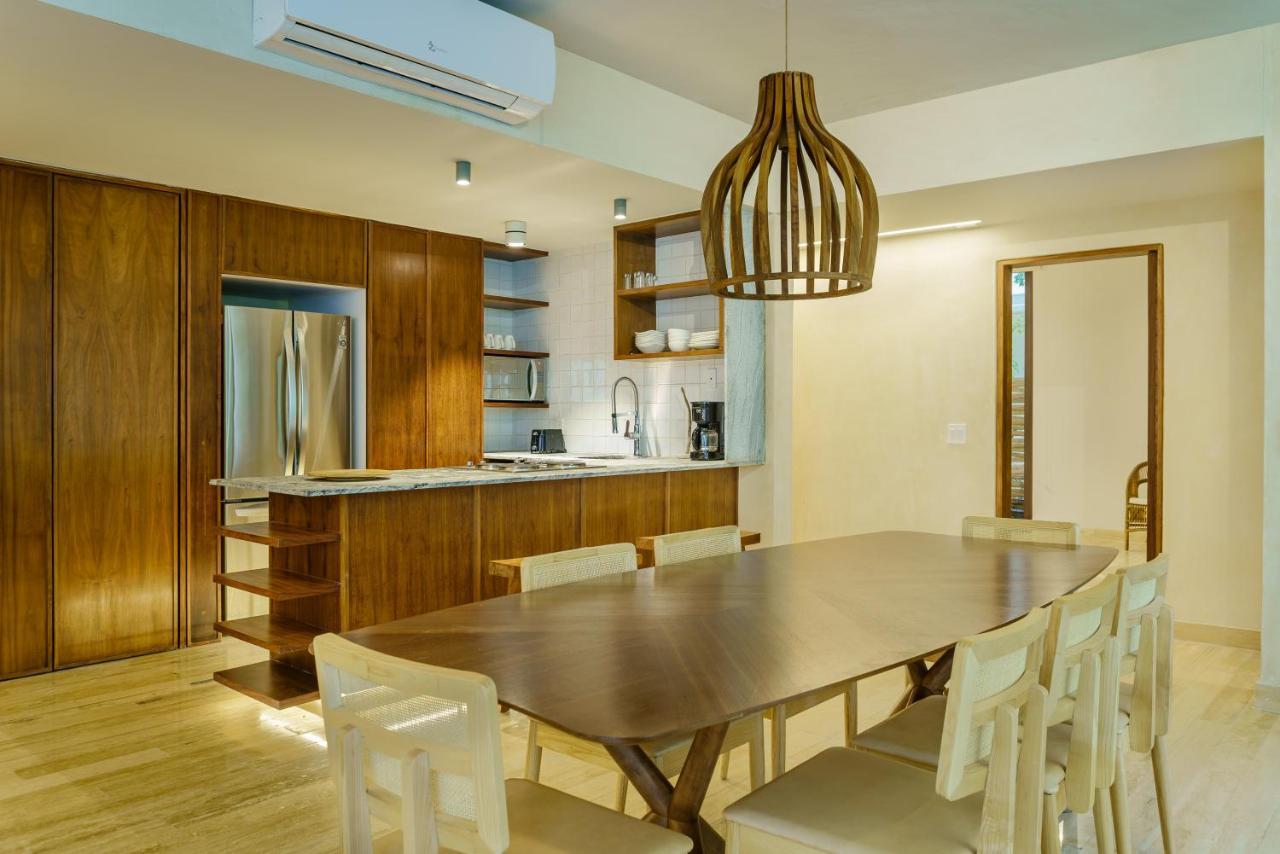 Private Pool Apartment For Groups Тулум Екстериор снимка